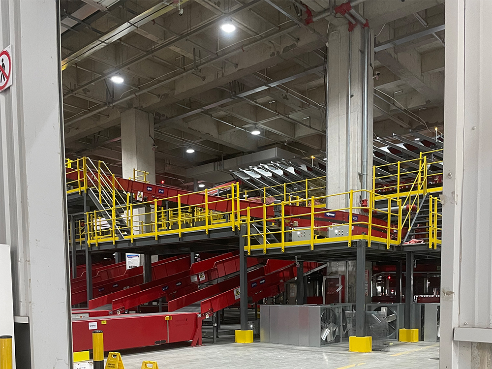 昆山京东物流客栈装置案例